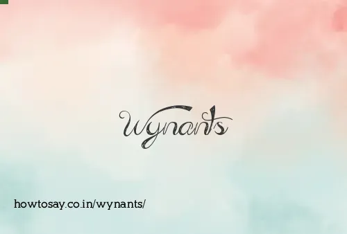 Wynants