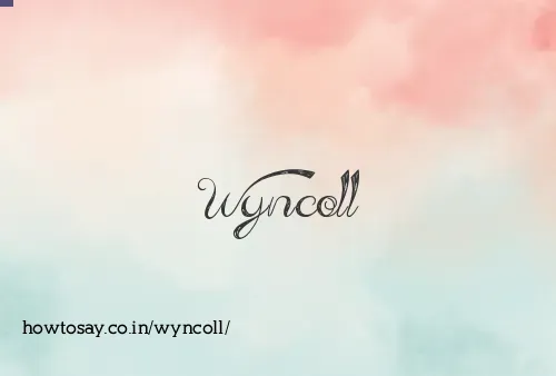 Wyncoll