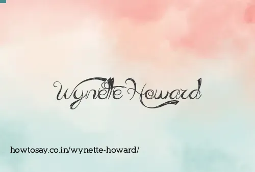Wynette Howard