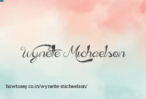 Wynette Michaelson