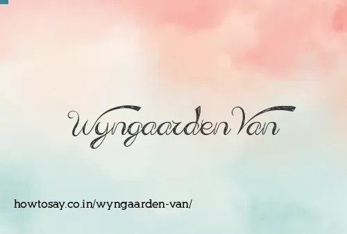 Wyngaarden Van