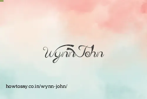 Wynn John