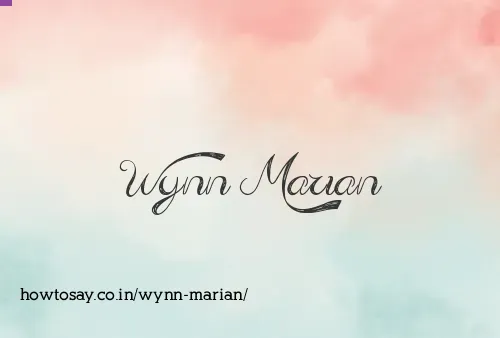 Wynn Marian