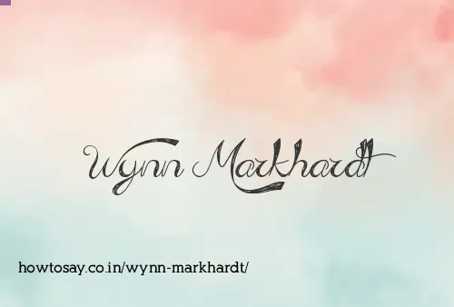 Wynn Markhardt