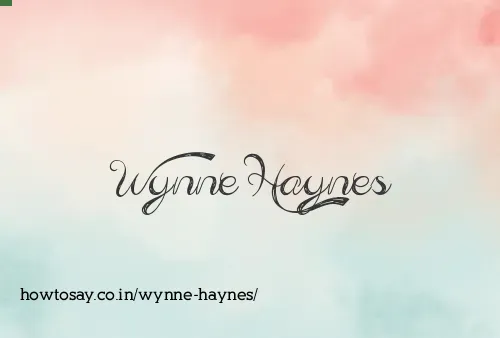Wynne Haynes