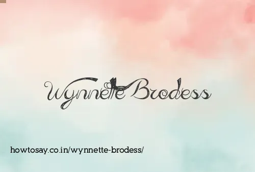 Wynnette Brodess