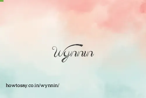 Wynnin