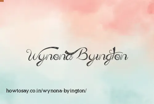 Wynona Byington
