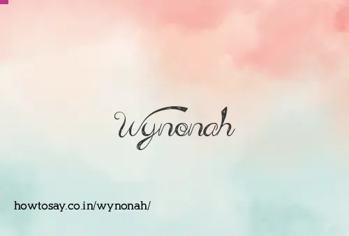 Wynonah