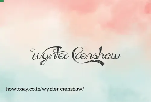 Wynter Crenshaw