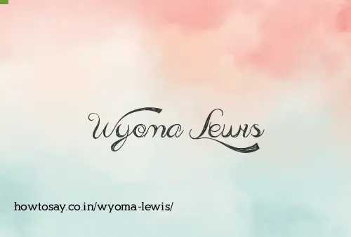 Wyoma Lewis