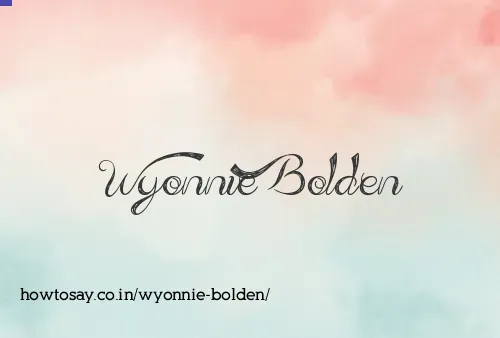 Wyonnie Bolden