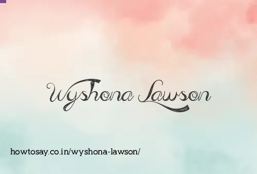 Wyshona Lawson