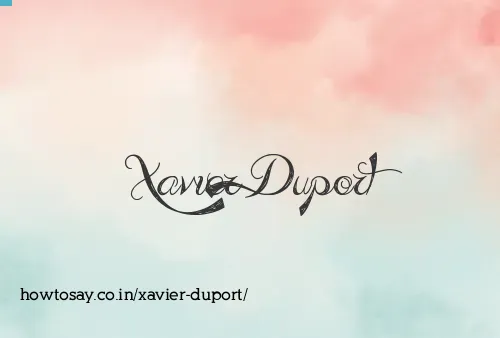 Xavier Duport