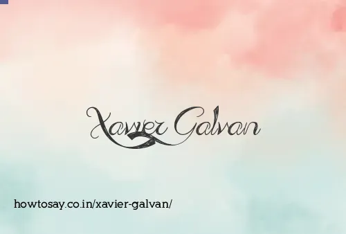 Xavier Galvan