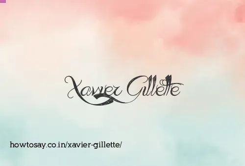 Xavier Gillette