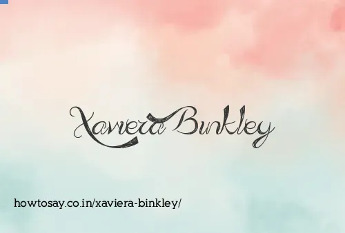 Xaviera Binkley