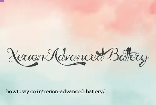 Xerion Advanced Battery