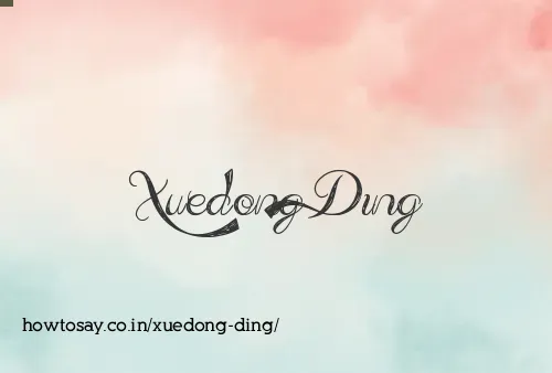 Xuedong Ding