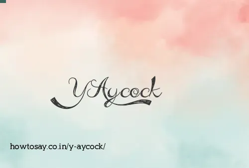 Y Aycock