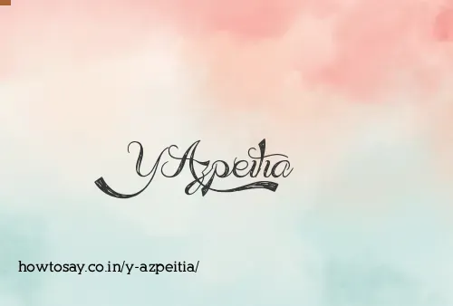 Y Azpeitia