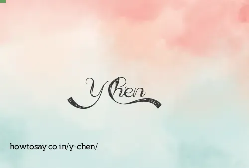 Y Chen