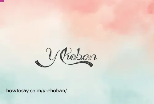 Y Choban