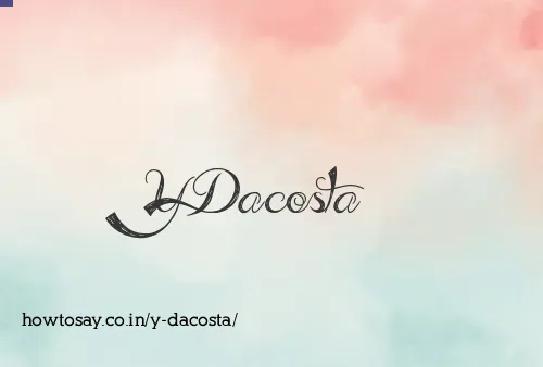 Y Dacosta