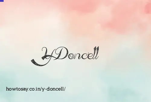 Y Doncell