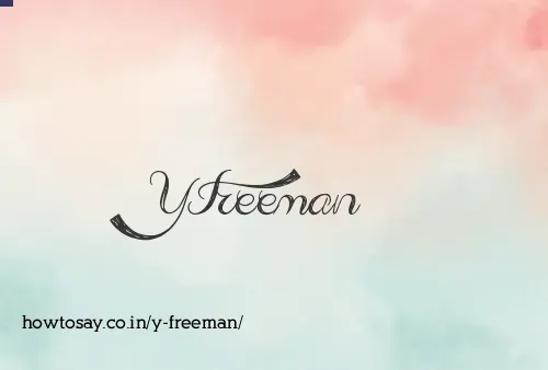 Y Freeman