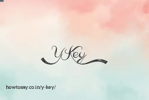 Y Key