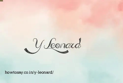 Y Leonard