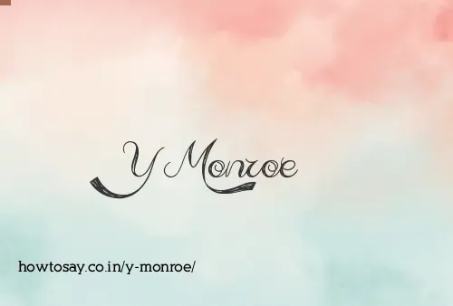 Y Monroe