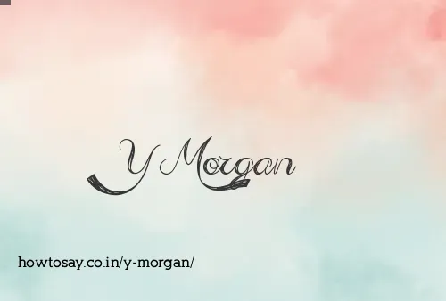 Y Morgan