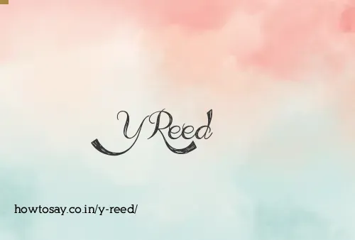 Y Reed