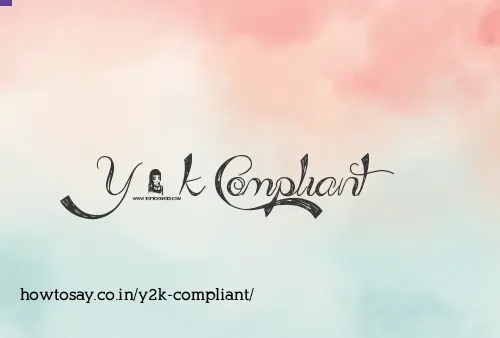 Y2k Compliant
