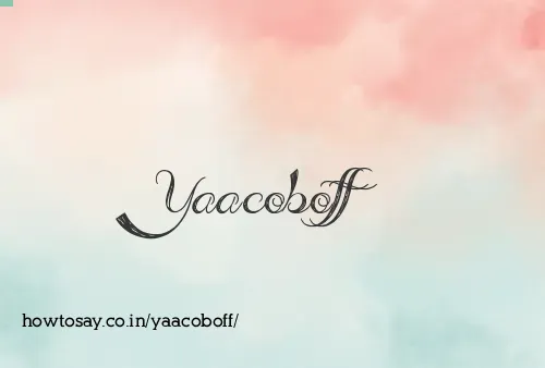Yaacoboff