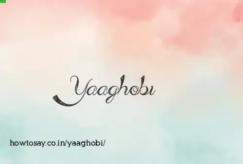 Yaaghobi