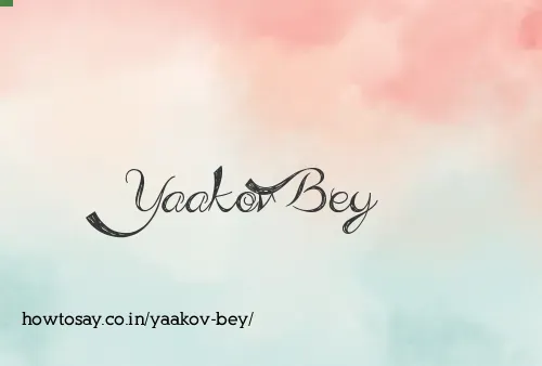 Yaakov Bey