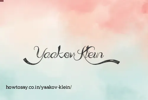 Yaakov Klein
