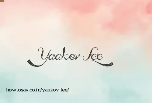 Yaakov Lee