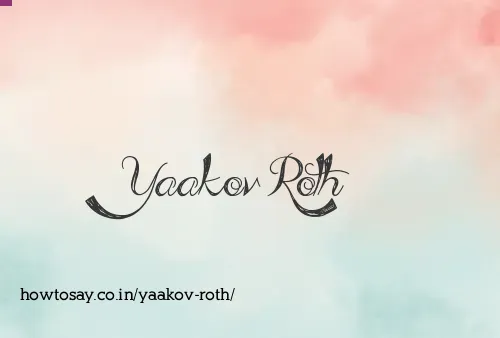 Yaakov Roth