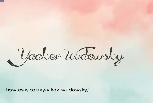 Yaakov Wudowsky