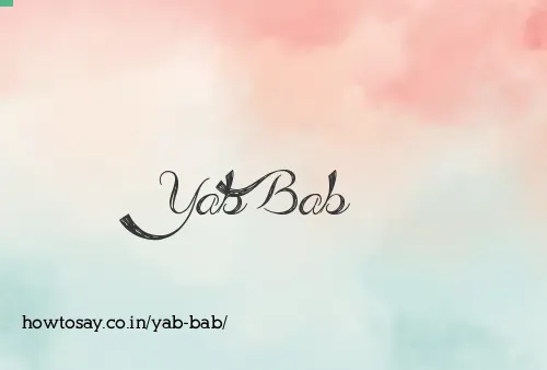 Yab Bab