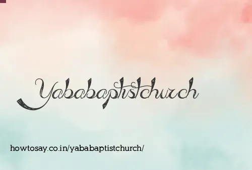 Yababaptistchurch