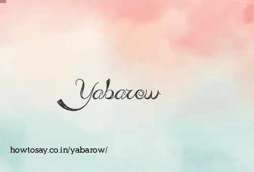 Yabarow