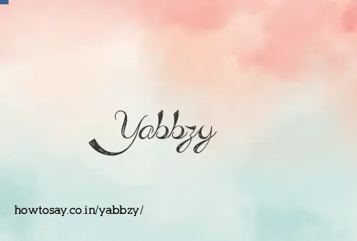 Yabbzy