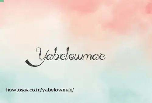 Yabelowmae