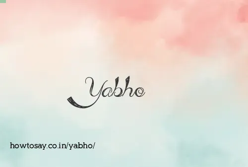 Yabho
