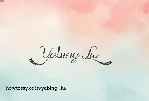 Yabing Liu